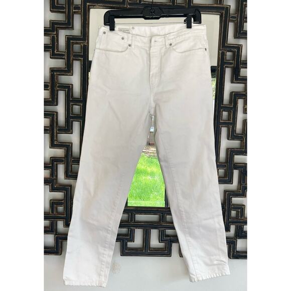 Dries Van Noten White Denim Jeans Straight Ankle Perry ~ Sz 29 NWT - Picture 1 of 6
